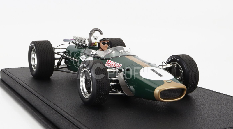 Gp-replicas Brabham F1 Bt24 Repco N 1 Jack Brabham 1:18, tmavě zelená