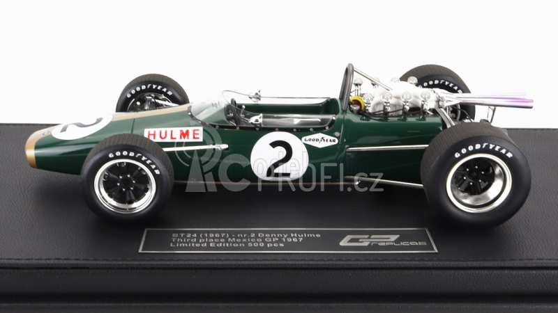 Gp-replicas Brabham F1 Bt24 Repco N 2 Denis Hulme 1:18, tmavě zelená