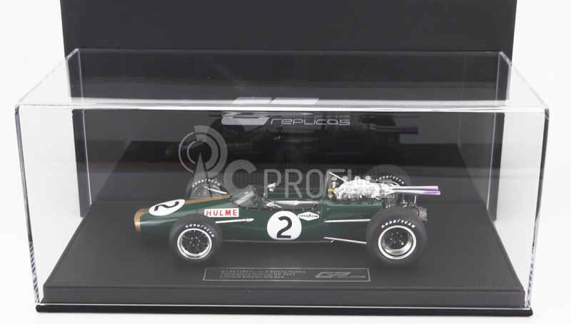 Gp-replicas Brabham F1 Bt24 Repco N 2 Denis Hulme 1:18, tmavě zelená