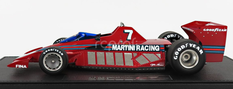 Gp-replicas Brabham F1  Bt46 Alfa Romeo Prototype Martini Racing N 7  Test Version 1977 John Watson - Con Vetrina - With Showcase 1:18 Red