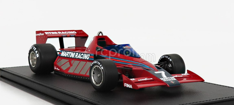 Gp-replicas Brabham F1  Bt46 Alfa Romeo Prototype Martini Racing N 7  Test Version 1977 John Watson - Con Vetrina - With Showcase 1:18 Red