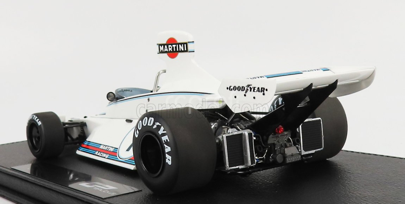 Gp-replicas Brabham F1  Ford Bt44b Martini N 7 Season 1975 Carlos Reutemann - Con Vetrina - With Showcase 1:18 Bílá