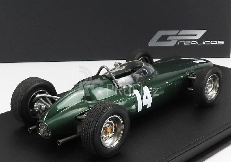 Gp-replicas BRM F1 P57 Brm Team N 14 Graham Hill 1:18, tmavě zelená