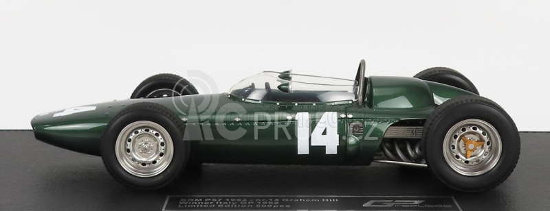 Gp-replicas BRM F1 P57 Brm Team N 14 Graham Hill 1:18, tmavě zelená