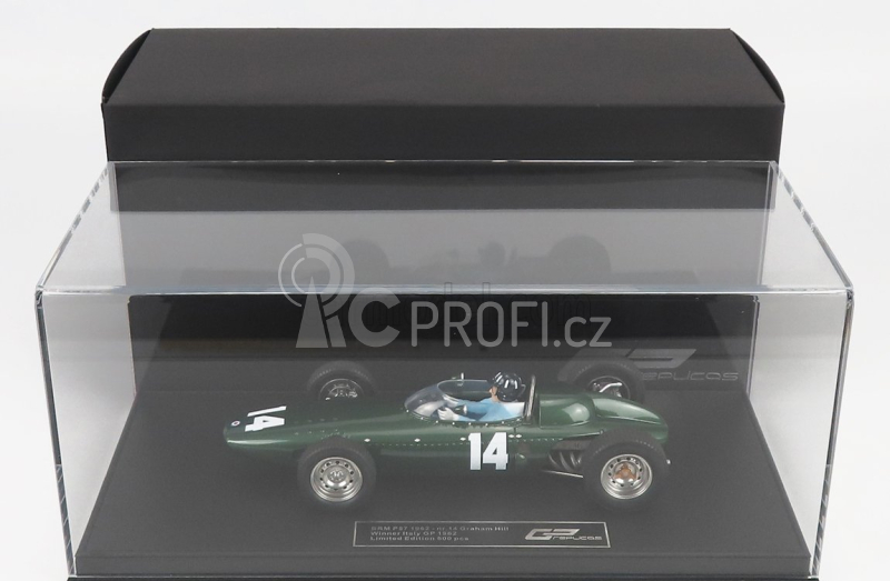 Gp-replicas BRM F1 P57 Brm Team N 14 Graham Hill 1:18, tmavě zelená