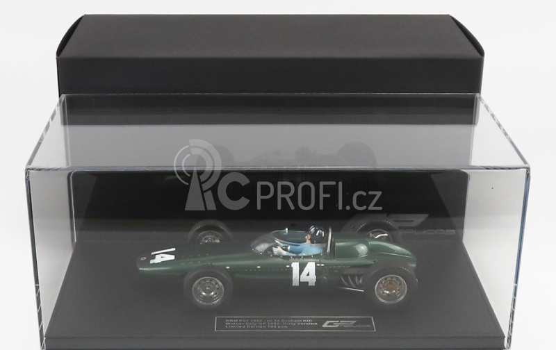 Gp-replicas BRM F1 P57 Brm Team N 14 Graham Hill 1:18, tmavě zelená