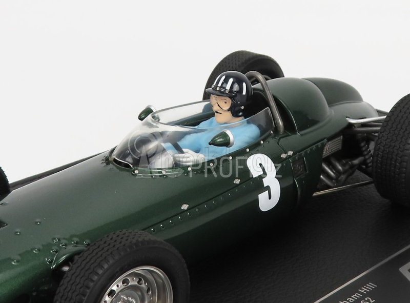 Gp-replicas BRM F1 P57 Brm Team N 3 Graham Hill 1:18, tmavě zelená