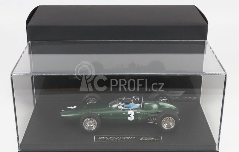 Gp-replicas BRM F1 P57 Brm Team N 3 Graham Hill 1:18, tmavě zelená