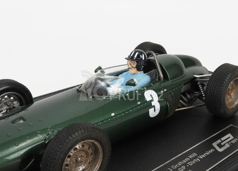 Gp-replicas BRM F1 P57 Brm Team N 3 Graham Hill 1:18, tmavě zelená