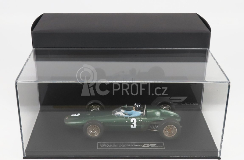 Gp-replicas BRM F1 P57 Brm Team N 3 Graham Hill 1:18, tmavě zelená