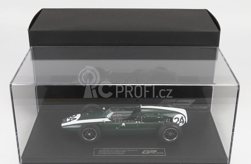 Gp-replicas Cooper F1  T51 Climax Team Cooper Car Company N 24 1:18, tmavě zelená
