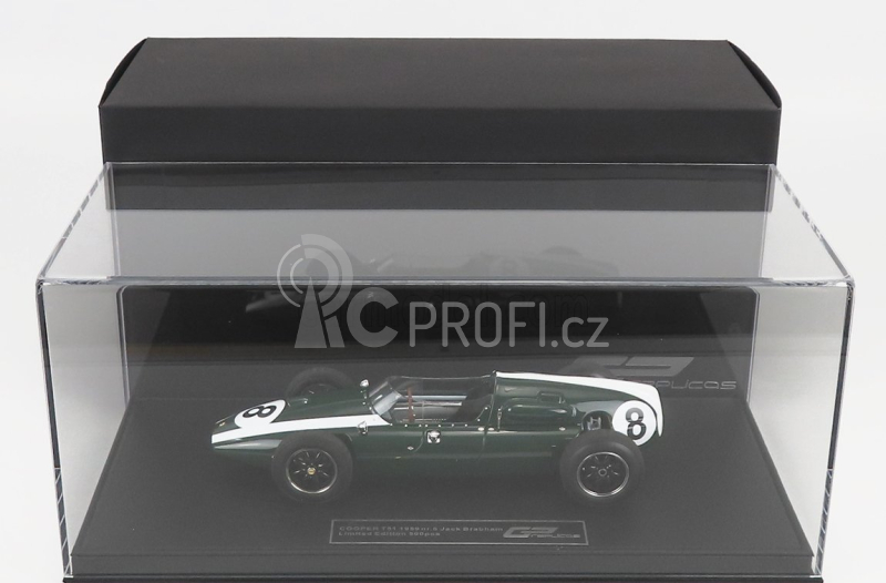 Gp-replicas Cooper F1 T51 Climax Team Cooper Car Company N 8 1:18, tmavě zelená