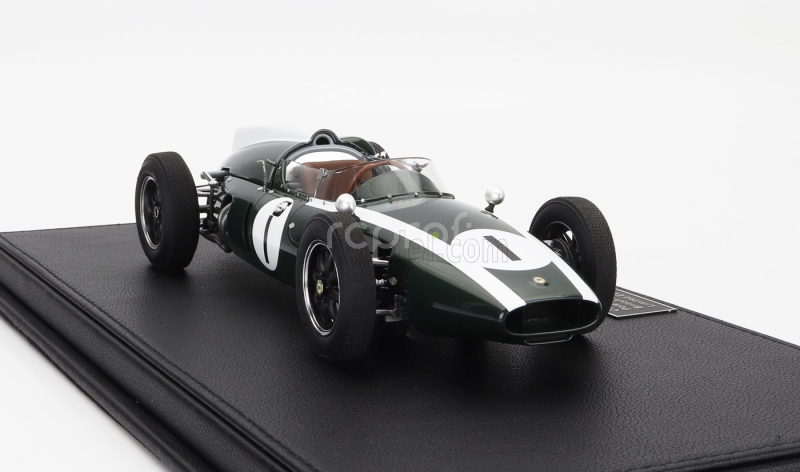 Gp-replicas Cooper F1  T53 N 1 Pole Position Winner British Silverstone Gp World Champion 1960 Jack Brabham 1:18 Zelená