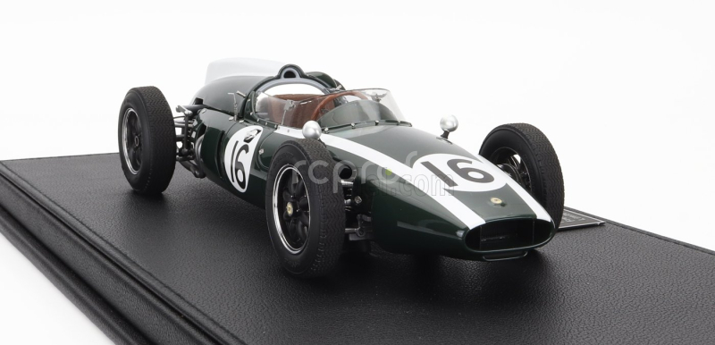 Gp-replicas Cooper F1  T53 N 16 Pole Position Fastest Lap Winner French Gp World Champion 1960 Jack Brabham 1:18 Zelená