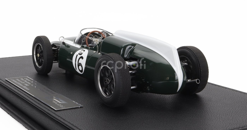 Gp-replicas Cooper F1  T53 N 16 Pole Position Fastest Lap Winner French Gp World Champion 1960 Jack Brabham 1:18 Zelená