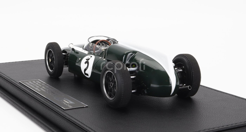 Gp-replicas Cooper F1  T53 N 2 Pole Position Fastest Lap Winner Belgium Spa Gp World Champion 1960 Jack Brabham 1:18 Zelená