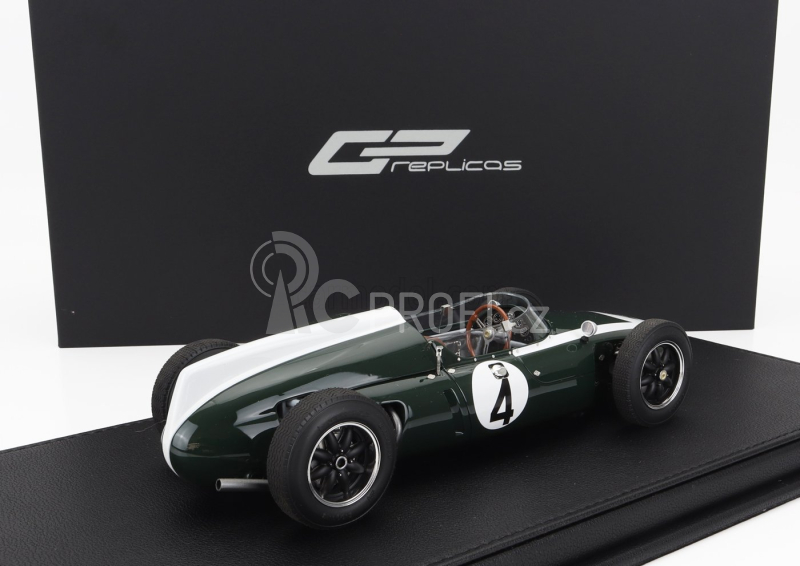 Gp-replicas Cooper F1  T53 N 4 2nd Belgium Spa Gp 1960 Bruce Mclaren 1:18 Zelená