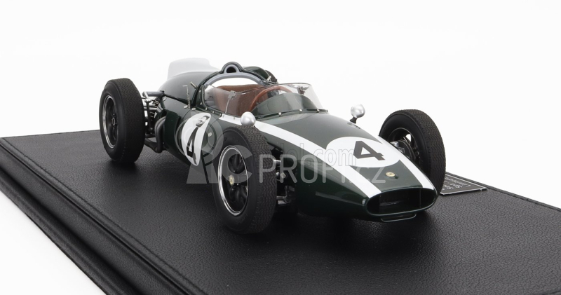 Gp-replicas Cooper F1  T53 N 4 2nd Belgium Spa Gp 1960 Bruce Mclaren 1:18 Zelená