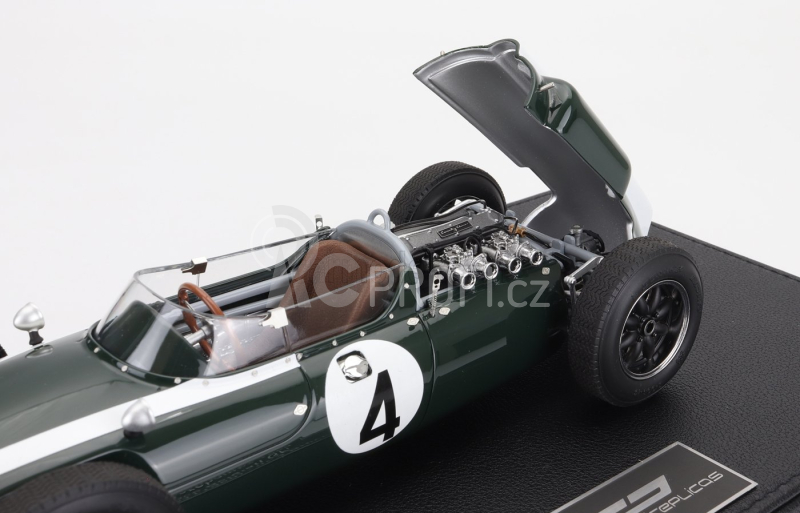 Gp-replicas Cooper F1  T53 N 4 2nd Belgium Spa Gp 1960 Bruce Mclaren 1:18 Zelená