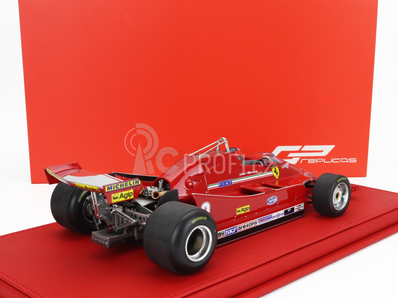 Gp-replicas Ferrari F1 126c N 2 Gilles Villeneuve 1:18, červená