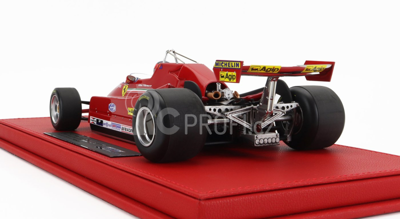 Gp-replicas Ferrari F1 126c N 2 Gilles Villeneuve 1:18, červená