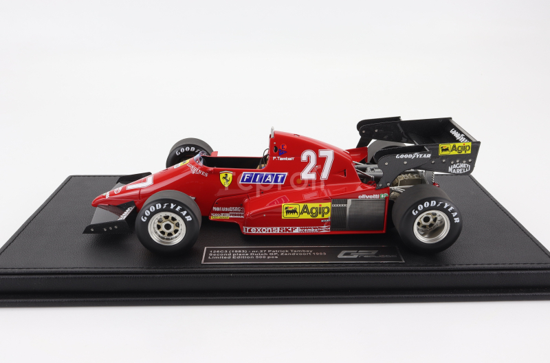 Gp-replicas Ferrari F1  126c3 Scuderia Ferrari N 27 2nd Dutch Gp Zandvoort 1983 Patrick Tambay 1:18 Red