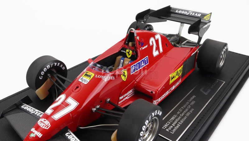 Gp-replicas Ferrari F1  126c3 Scuderia Ferrari N 27 Pole Position German Gp 1983 Patrick Tambay 1:18 Red