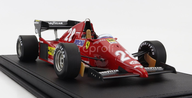 Gp-replicas Ferrari F1  126c3 Scuderia Ferrari N 28 Winner & Fastest Lap Dutch Gp 1983 Rene Arnoux 1:18 Red