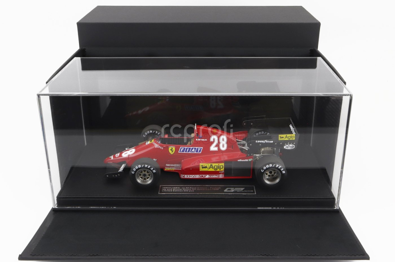 Gp-replicas Ferrari F1  126c3 Scuderia Ferrari N 28 Winner & Fastest Lap Dutch Gp 1983 Rene Arnoux 1:18 Red
