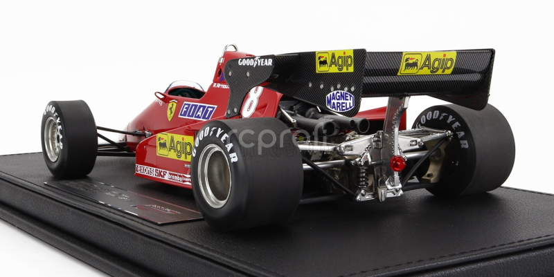 Gp-replicas Ferrari F1  126c3 Scuderia Ferrari N 28 Winner & Fastest Lap German Gp 1983 Rene Arnoux 1:18 Red