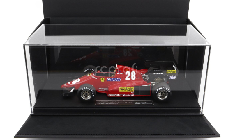 Gp-replicas Ferrari F1  126c3 Scuderia Ferrari N 28 Winner & Fastest Lap German Gp 1983 Rene Arnoux 1:18 Red