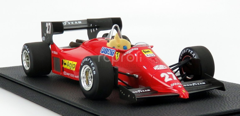 Gp-replicas Ferrari F1 126c4 N 27 Season 1984 M.alboreto 1:18 Red