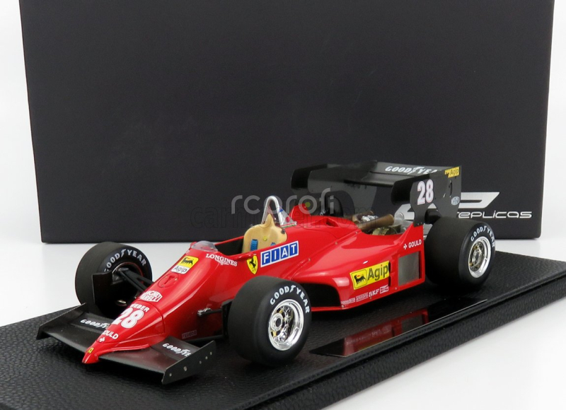 Gp-replicas Ferrari F1 126c4 N 28 Season 1984 R.arnoux 1:18 Red