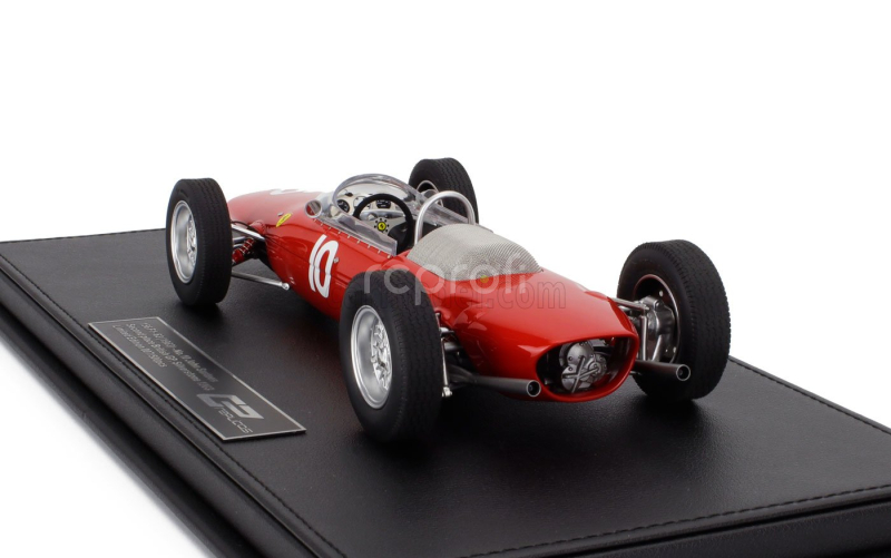 Gp-replicas Ferrari F1  156 F1-63 N 10 2nd British Silverstone Gp 1963 John Surtees 1:18 Red