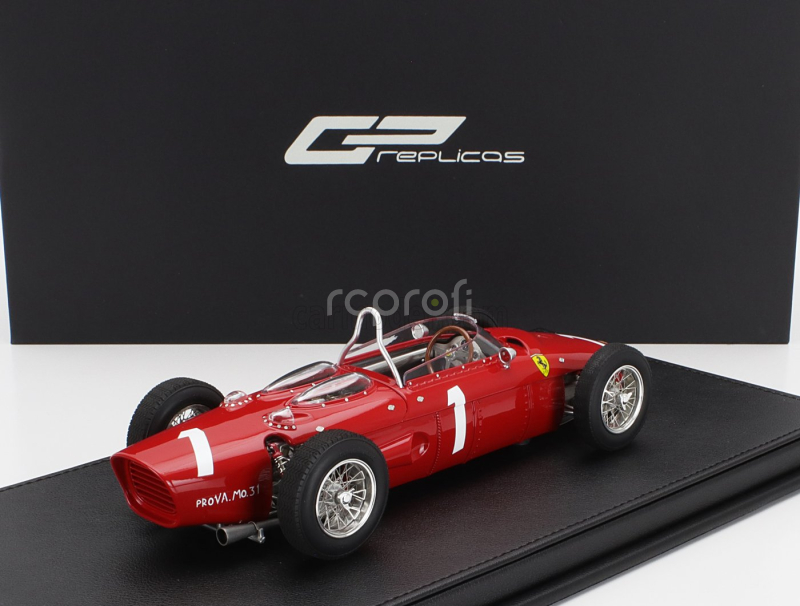 Gp-replicas Ferrari F1  156 N 1 3rd Dutch Zandvoort Gp 1962 Phil Hill 1:18 Red