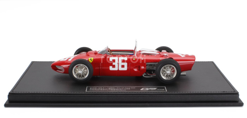 Gp-replicas Ferrari F1  156 N 36 2nd Monaco Gp 1962 Phil Hill 1:18 Red