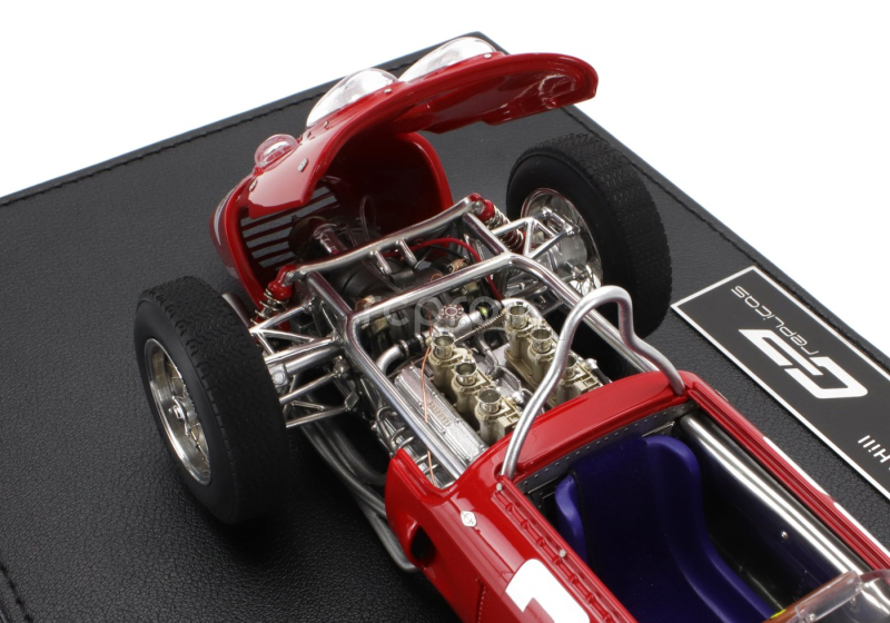 Gp-replicas Ferrari F1  156 N 36 2nd Monaco Gp 1962 Phil Hill 1:18 Red