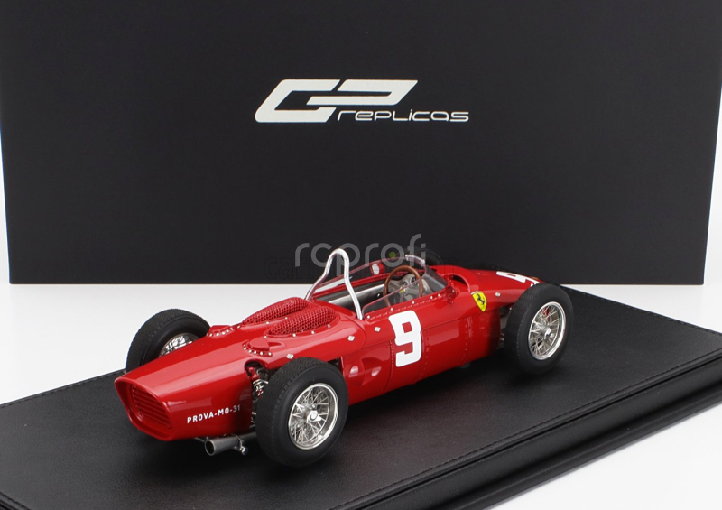 Gp-replicas Ferrari F1  156 N 9 3rd Belgium Spa Gp 1962 Phil Hill 1:18 Red