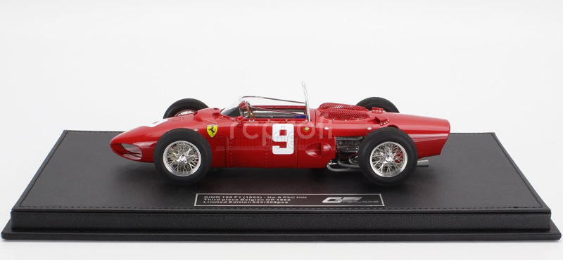 Gp-replicas Ferrari F1  156 N 9 3rd Belgium Spa Gp 1962 Phil Hill 1:18 Red