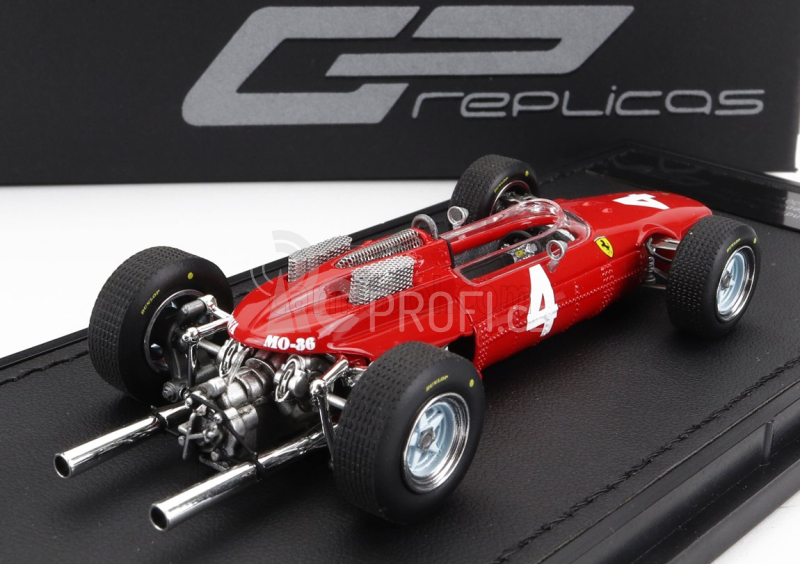 Gp-replicas Ferrari F1  158 Scuderia Ferrari N 4 3rd Monza Italy Gp 1964 Lorenzo Bandini 1:43 Red