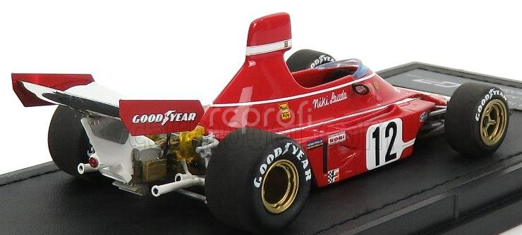 Gp-replicas Ferrari F1  312 B3 N 12 Niki Lauda Season 1974 (and First Two Race 1975 World Champion 1975) 1:43 Red