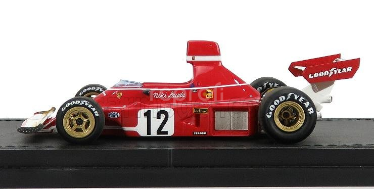 Gp-replicas Ferrari F1  312 B3 N 12 Niki Lauda Season 1974 (and First Two Race 1975 World Champion 1975) 1:43 Red