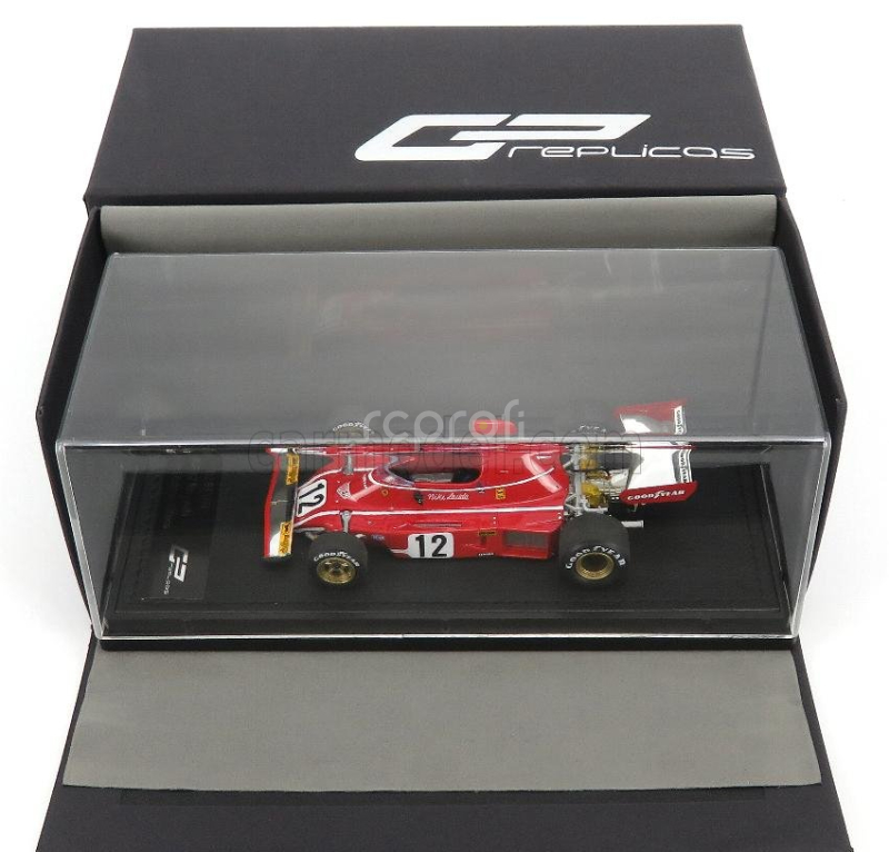 Gp-replicas Ferrari F1  312 B3 N 12 Niki Lauda Season 1974 (and First Two Race 1975 World Champion 1975) 1:43 Red