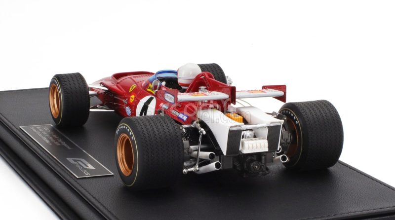 Gp-replicas Ferrari F1  312b 3.0 F12 Scuderia Ferrari Spa Sefac N 4 Winner Italy Gp Monza (with Pilot Driver) 1970 Clay Regazzoni 1:18 Red