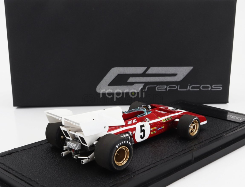 Gp-replicas Ferrari F1  312b2 Scuderia Ferrari N 5 8th South Africa Gp 1972 Jacky Ickx 1:43 Červená Bílá