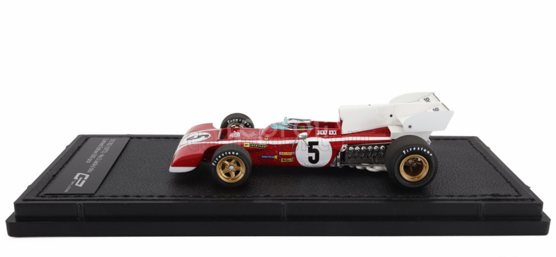 Gp-replicas Ferrari F1  312b2 Scuderia Ferrari N 5 8th South Africa Gp 1972 Jacky Ickx 1:43 Červená Bílá