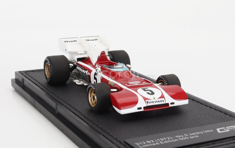 Gp-replicas Ferrari F1  312b2 Scuderia Ferrari N 5 8th South Africa Gp 1972 Jacky Ickx 1:43 Červená Bílá