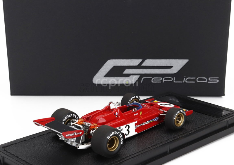 Gp-replicas Ferrari F1 312b3 N 3 5th French Gp 1973 Jacky Ickx 1:43 Red