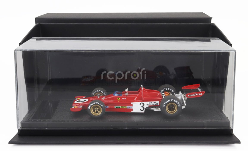 Gp-replicas Ferrari F1 312b3 N 3 5th French Gp 1973 Jacky Ickx 1:43 Red
