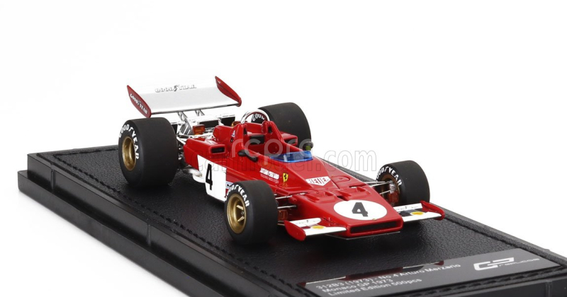 Gp-replicas Ferrari F1 312b3 N 4 Monaco Gp Montecarlo 1973 Arturo Merzario 1:43 Red